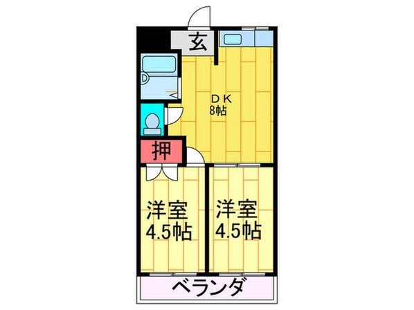 シリウス四條畷の物件間取画像